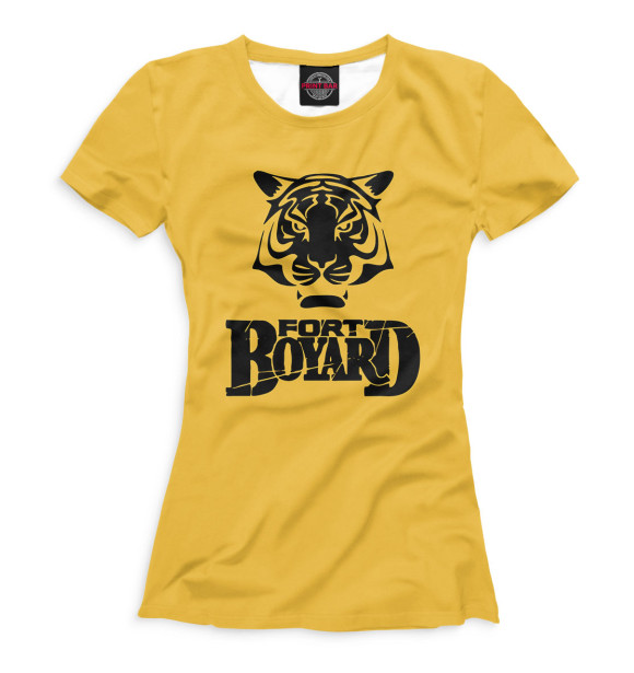 Женская футболка с изображением Fort boyard цвета Белый