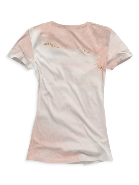 Женская футболка с изображением Лиса цвета Белый
