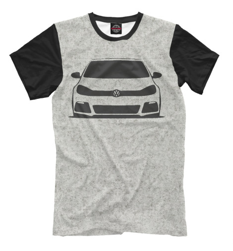 

Футболки Print Bar, Бежевый, VW_Golf_R