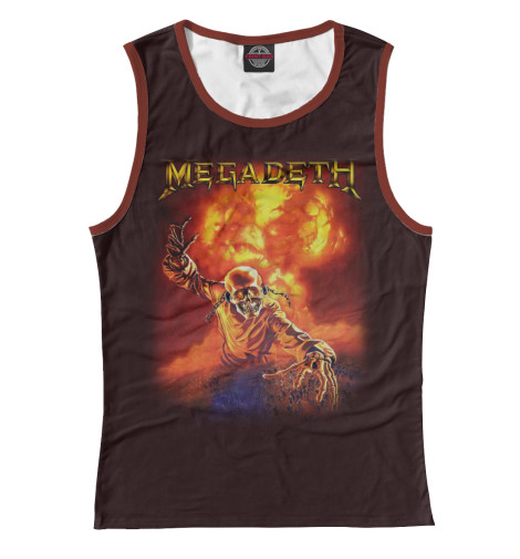

Майки Print Bar, Белый, Megadeth