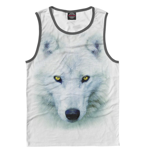 

Майки Print Bar, Белый, wolf