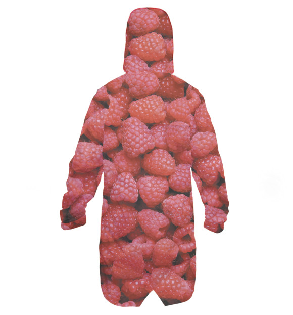 Дождевик с изображением Малина цвета Белый