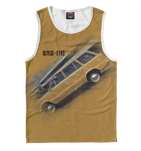 

Майки Print Bar, Белый, ВАЗ-2102