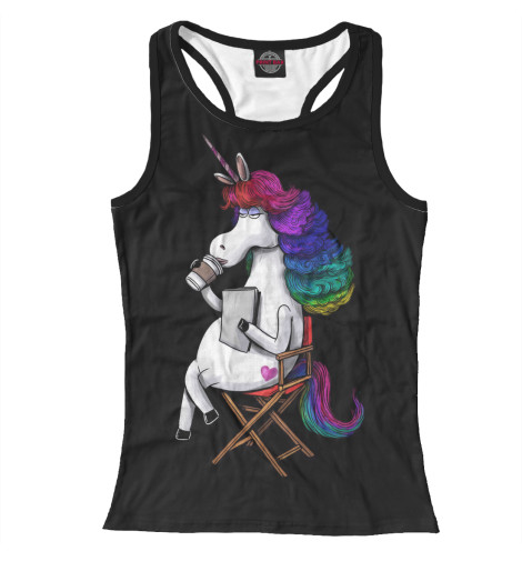 

Майки борцовки Print Bar, Белый, Miss Unicorn