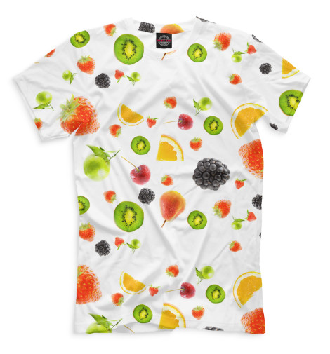 

Футболки Print Bar, Молочно-белый, Фрукты и ягоды