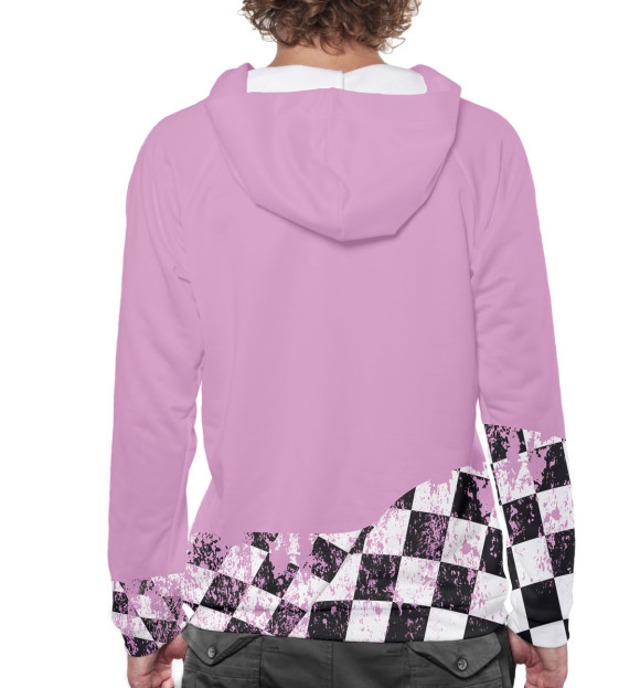 Мужское худи с изображением Моргенштерн цвета Белый