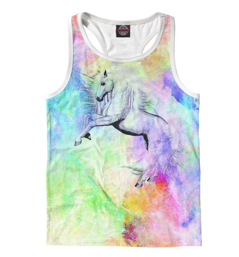 

Майки борцовки Print Bar, Белый, Единорог