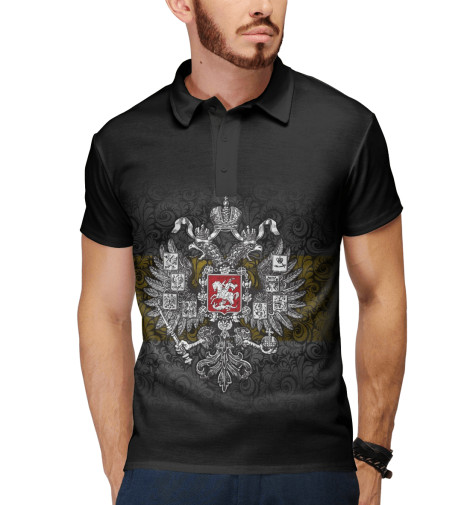 

Поло Print Bar, Белый, Империя