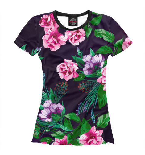 

Футболки Print Bar, Белый, Цветы