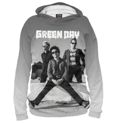 

Худи Print Bar, Белый, Green Day