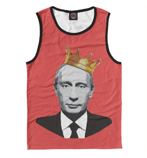 

Майки Print Bar, Белый, Putin King