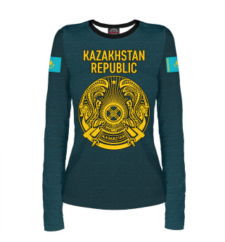 Женский лонгслив Kazakhstan Republic