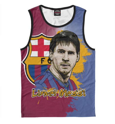 

Майки Print Bar, Белый, Лионель Месси