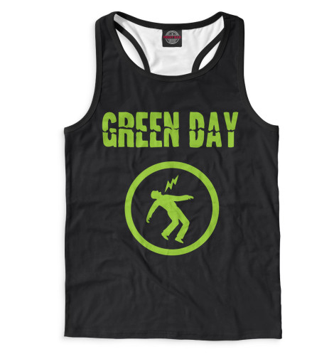 

Майки борцовки Print Bar, Белый, Green Day