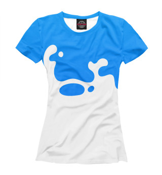 Женская футболка Молоко