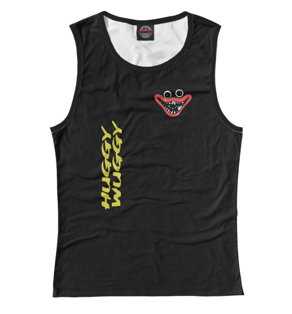 Майка для девочки с изображением Poppy Playtime цвета Белый