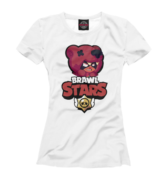Женская футболка с изображением Brawl Stars Nita цвета Белый