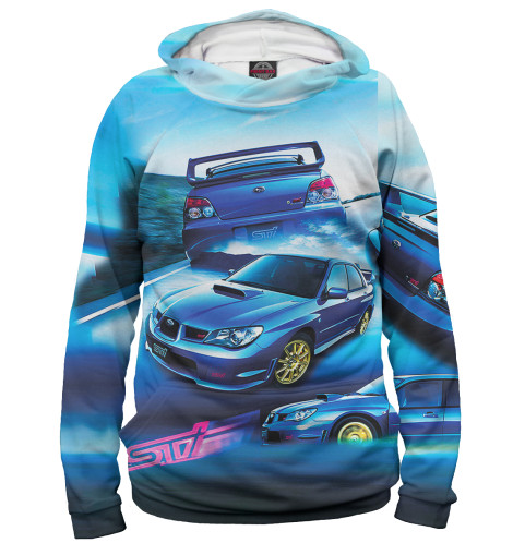 

Худи Print Bar, Белый, Subaru