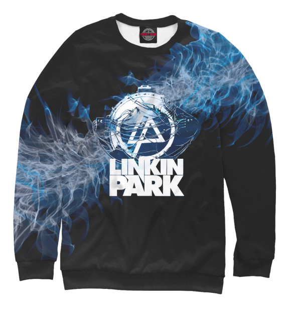 Свитшот для девочек с изображением Linkin Park цвета Белый