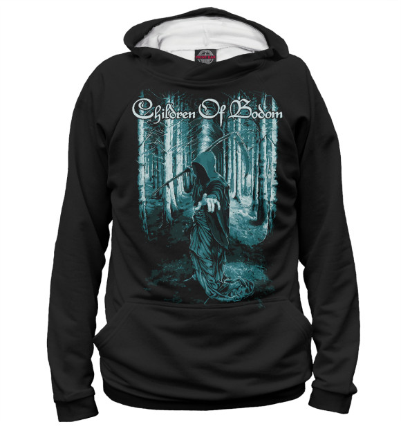 Женское худи с изображением Children of Bodom цвета Белый
