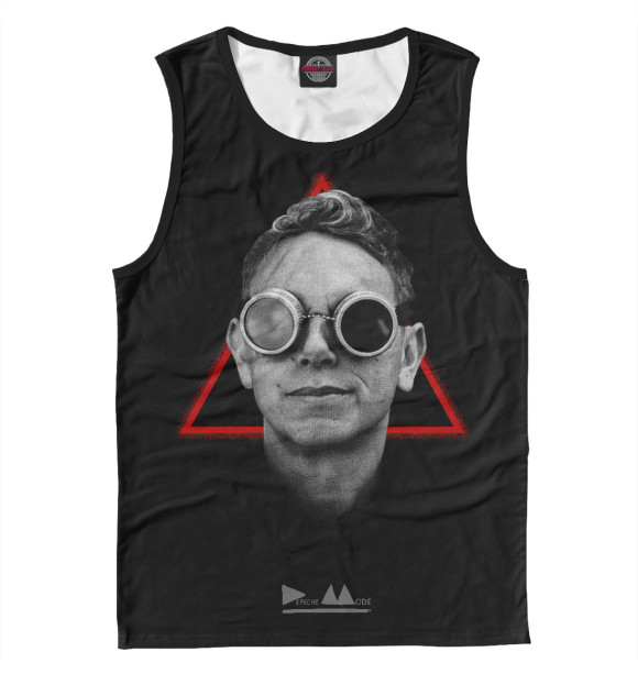 Мужская майка с изображением Martin L. Gore цвета Белый
