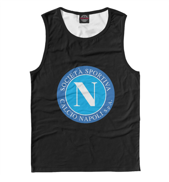 Майка для мальчика с изображением Napoli цвета Белый