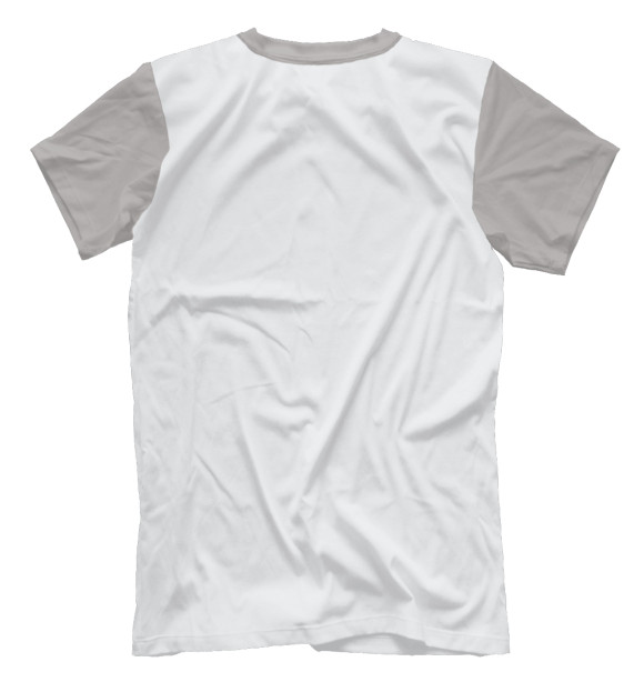 Мужская футболка с изображением Рысь цвета Белый