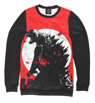 Женский свитшот Godzilla