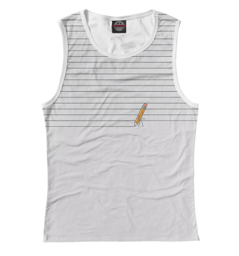 

Майки Print Bar, Белый, Drawing a Line