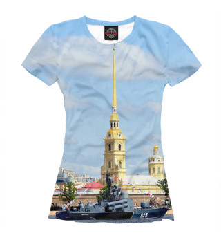 Женская футболка Петропавловская крепость