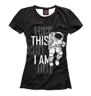 Футболка для девочек Space Travelling