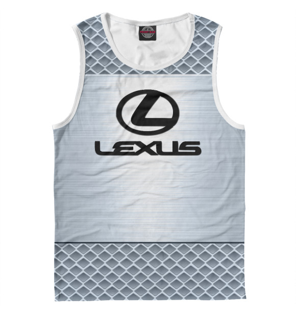 Майка для мальчика с изображением Lexus цвета Белый