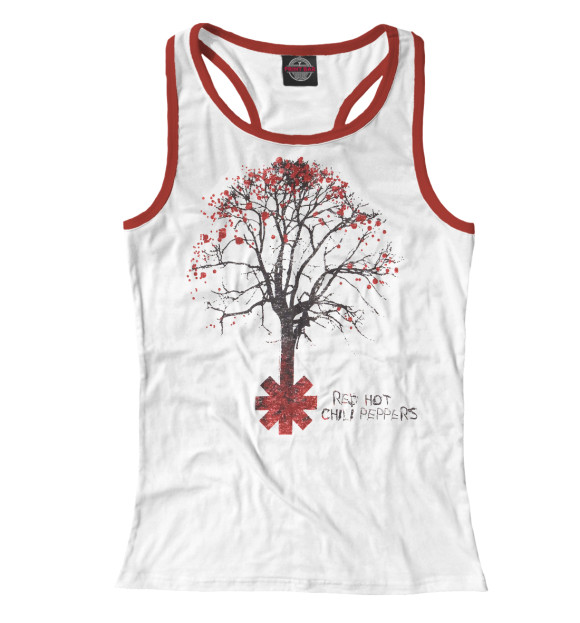 Женская майка-борцовка с изображением RHCP цвета Белый