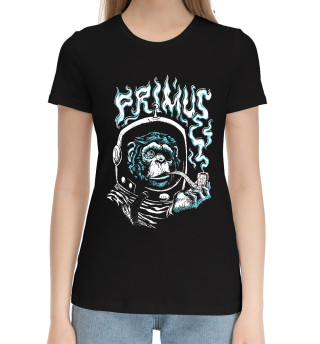 Хлопковая футболка для девочек Примус примат