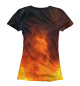 Женская футболка Пламя