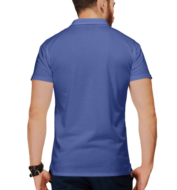 Мужское поло с изображением Sonic цвета Белый