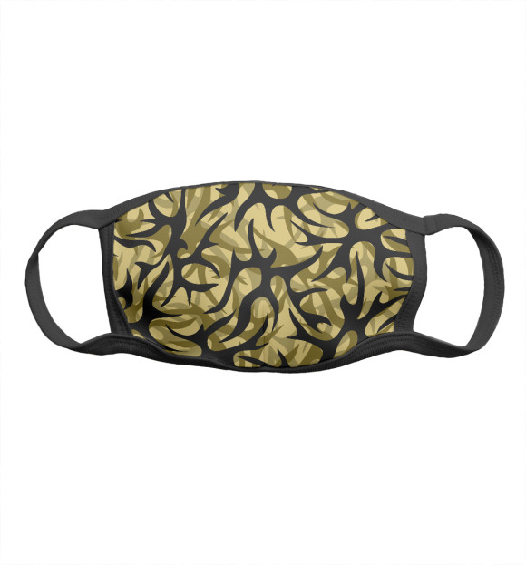 Маска тканевая с изображением Бурелом цвета Белый