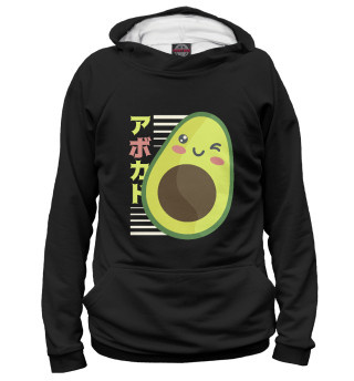 Женское худи Kawaii Anime Avocado