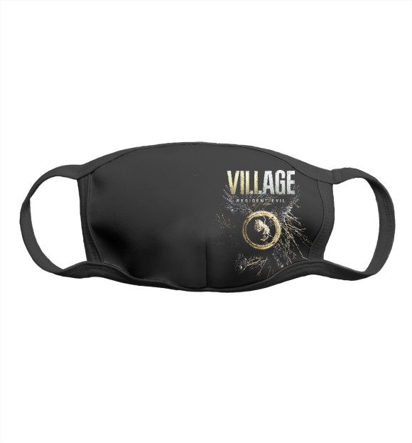 Маска тканевая с притом Resident Evil Village цвета Белый Маска тканевая с изображением Resident Evil Village цвета Белый