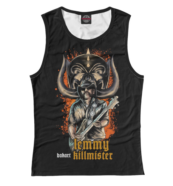 Майка для девочки с изображением Motorhead цвета Белый