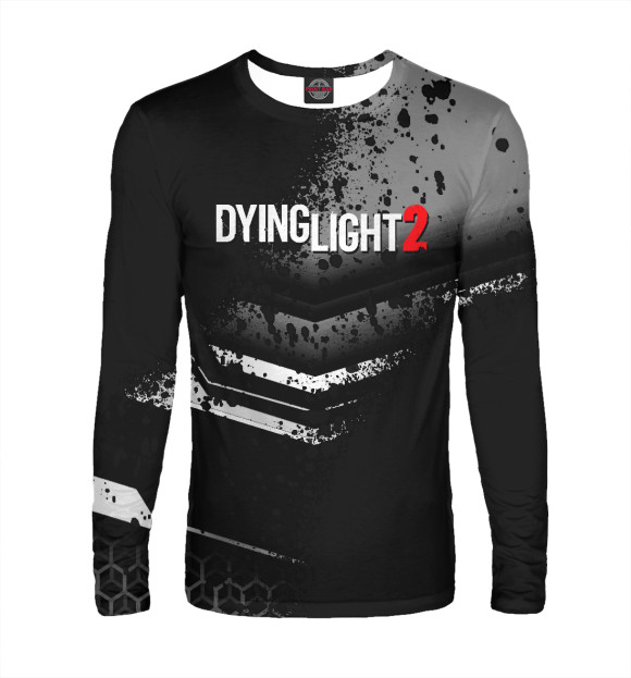 Мужской лонгслив с изображением Dying Light 2 цвета Белый