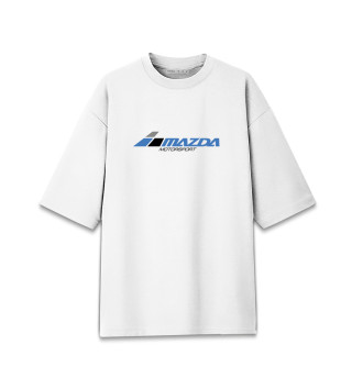 Женская футболка оверсайз Mazda motorsport