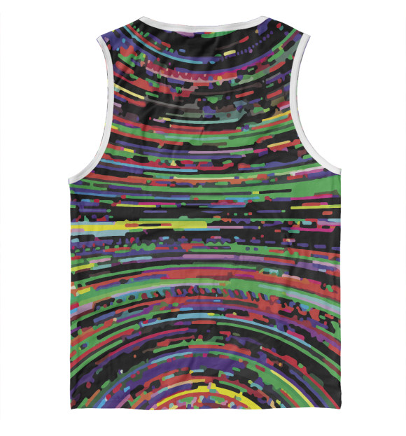 Майка для мальчика с изображением Color pattern линии цвета Белый