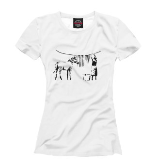 Женская футболка Banksy