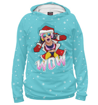 Мужское худи Снегурочка в тренде WOW