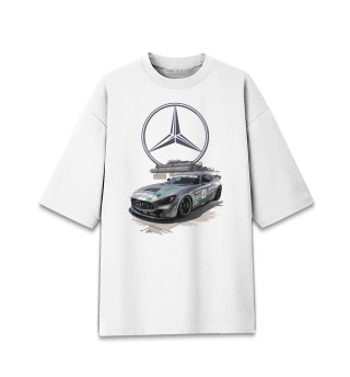 Мужская футболка оверсайз Mercedes AMG