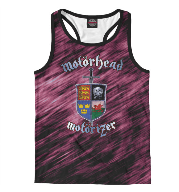 Мужская майка-борцовка с изображением Motorhead цвета Белый