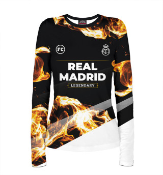 Женский лонгслив Real Madrid Sport Fire