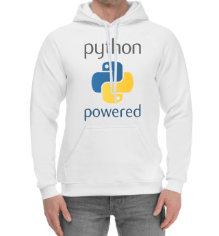 Мужской хлопковый худи Python Powered