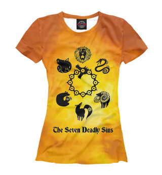 Женская футболка 7 смертных грехов
